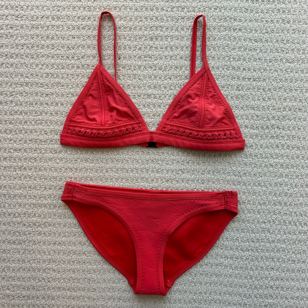 Triangl Swimwear Gigi Neoprene Bikini | Small Top and Medium Bottoms
